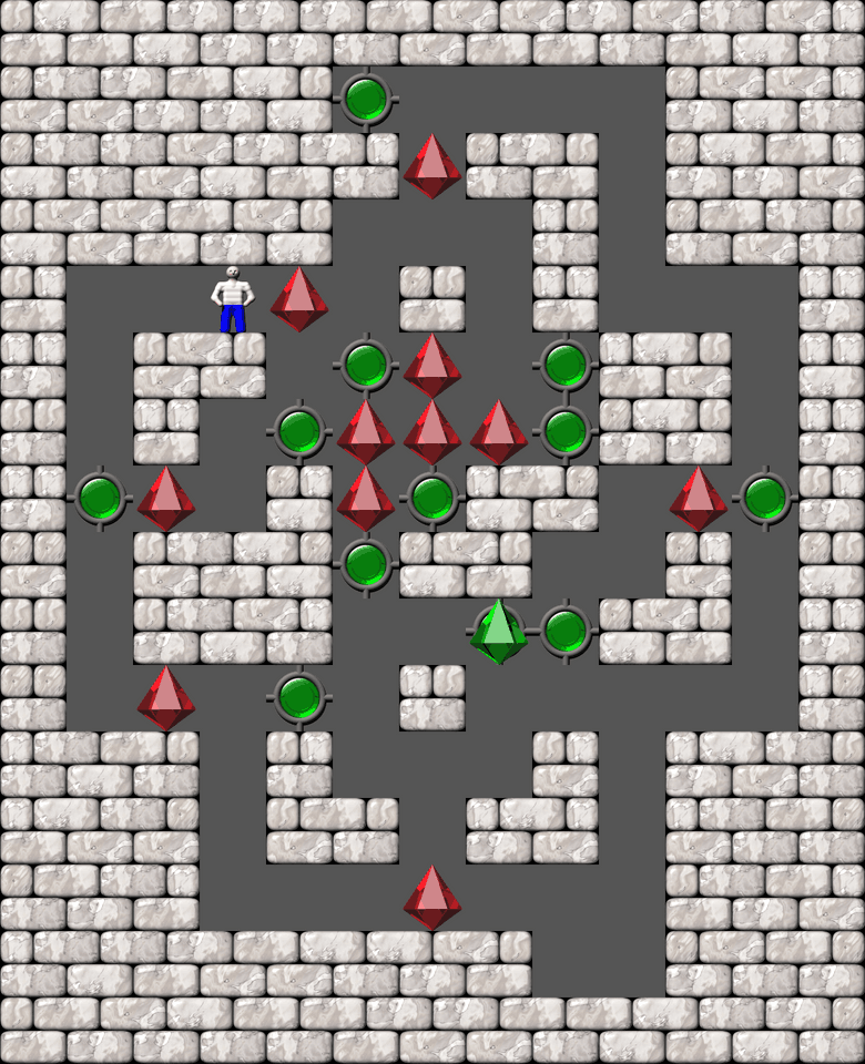 Сокобан More Bugs collections уровень 555